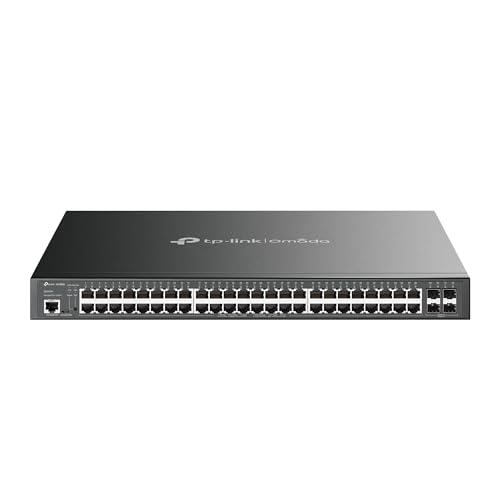 Image of TP-Link TL-SG3452P | 48 Port Gigabit L2+ Managed PoE Switch | 48 PoE+ Port @384W, 4 x SFP Slots | PoE Auto Recovery | Omada SDN Integrated | IPv6 | Static Routing | Limited Lifetime Protection