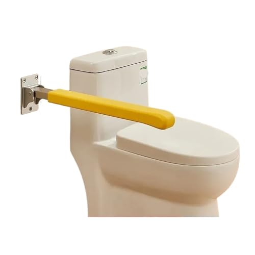 アクセシビリティ手すりトイレ安全ハンドル浴室階段手すり真空吸盤シャワーロッド警告バーアルミ階段(Yellow 62CM)