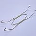 Xinlinke Lot5 8-Inch Medium Invisible Plate Wire Hanger Wall Holders with Protective Rubber Cover for 7.5