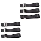 Artibetter 6 Stücke Weihnachten Metall Gürtel Damen Klausel Schnallen Claus Premium Bund Cosplay Kleidung Dekorativ Herren Liefert Schwarz Allgleiches Piratenkostüm Hohes Lederkleid