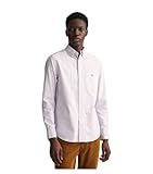 Knopfleiste, lange Ärmel GANT Oxford Herren Hemd Banker Stripe - 3000230 - Flieder, Flieder, L