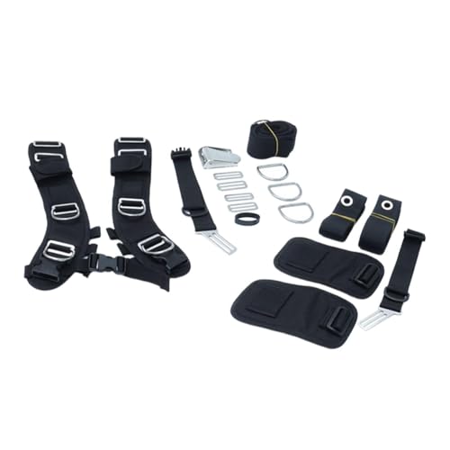 Sistema de arnés de buceo premium con hombreras ajustables ergonómicas 6