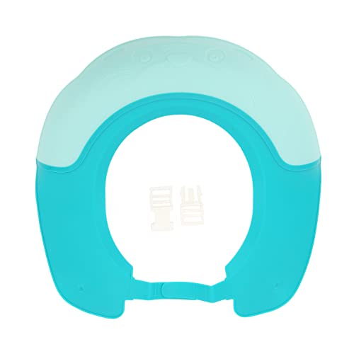 Protetor para Lavar Cabelo Infantil, Aba Larga de Silicone à Prova D'água para bebê, Protetor de Ba