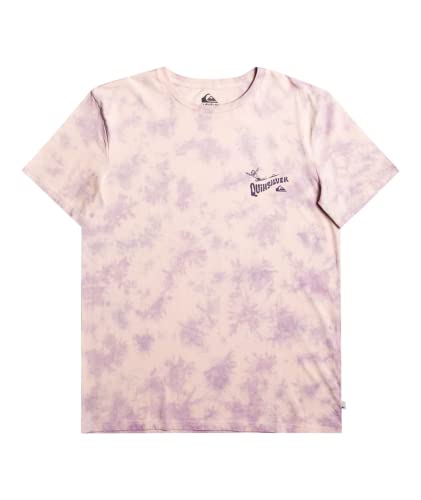 Quiksilver Mens Regular Fit Screen Printed Tees - Dead Paradise Ss (Peach Whip, XLarge)