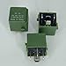 4-Pack 0025422319 5-Pin Green Relay, Compatible with Mercedes-Benz ML/GL (W164/X164) & S-Class (W221) — Replaces 0009828523, 0025427619, 4RA 007 791-52 — 12V Multi-Purpose/Air-Suspension/Starter