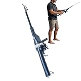 Fishing Rod | Metal Portable Ergonomic Handle - Fishing Rod and Reel Combo | for Outdoor Travel Freshwater Saltwater Sea Boat Lake River Casting Kids Adults