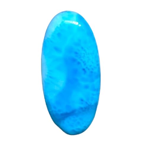 Larimar cabochon ovale 37x17mm pour création de bijoux DIY