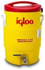 Igloo Ton con fondo falso de acero inoxidable y válvula, 10 galones