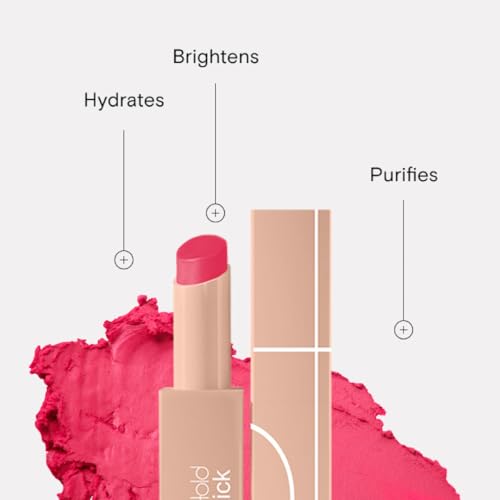 Image of Truth Be Told TBT Hydrastick Lipstick - She Achieves | Infused with Herb-Infused Sesame Oil & 9 Botanicals | Hydrating, Long-Lasting & Pigment-Restoring | Bold Color with Intense Care - Nude Pink