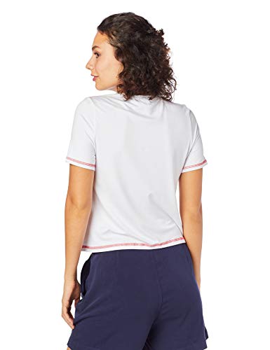 Camiseta Stretch conforto estampada, Malwee, Feminino, Branco, G