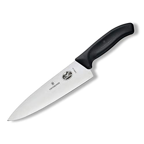 Couteau à trancher avec tranchant droit en acier inoxydable 12 cm