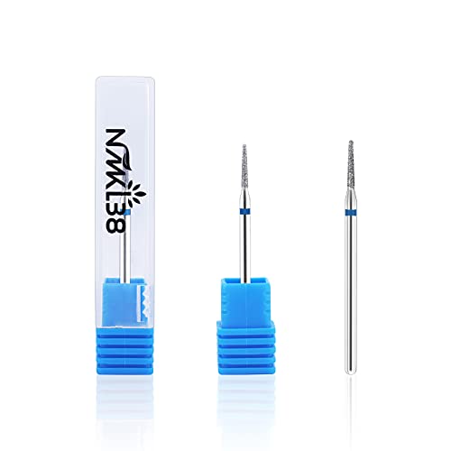 Nmkl38 Needle Shaped Cuticle Cleaner Carbide Nail Drill File Bit For Electric Drill Machine Manicure Pedicure (1.6) #TOP5