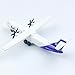 WngAur Die-Cast Propeller FedEx Airplane Model – 6 Inch Alloy Plane with Rolling Wheels – Miniature Aircraft Collectors & Aviation Enthusiasts