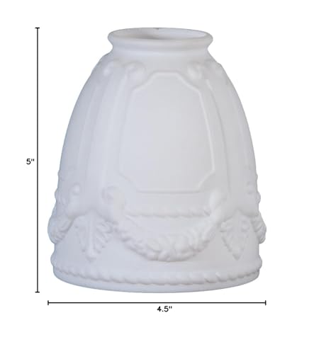 Image of B&P Lamp Early Style Embossed Wreath Fixture Shade