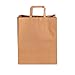 Brown Paper Bags with Handles - 12x7x14 100 Pack Grocery Bags, Large Disposable Wholesale Kraft Paper Bags for Food, Delivery, Takeout, Groceries, Lunch Bags, Shopping, Small Business Supplies, Bulk