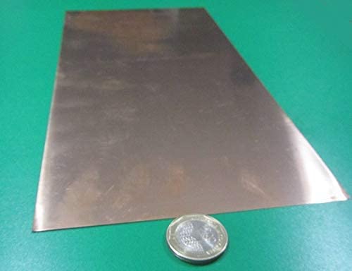510 Phosphorus Bronze Shim .010" Thick x 6.00" Width x 12.00" Length 1 Pc