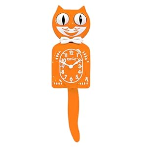 Horloge Kit-Cat Festival Orange