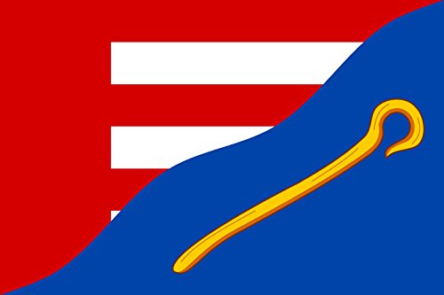 Drapeau large Hulice décoration murale tissu motif feuille - 2