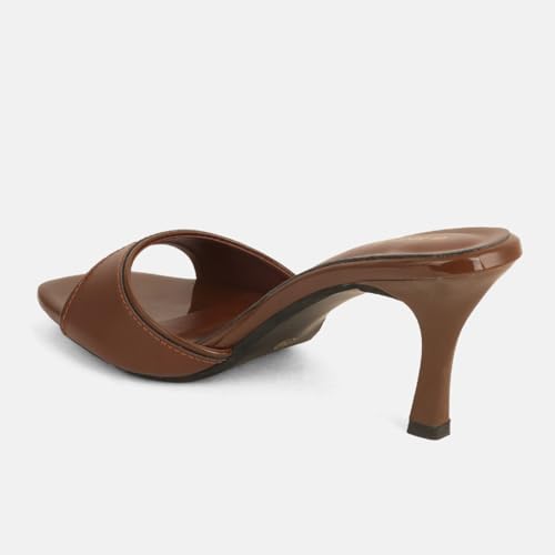Image of DROP BOLD OPEN TOE SLIM HEELS FOR WOMEN