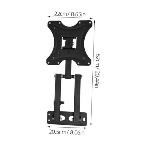Support TV extensible ultra compact pour moniteur LCD noir de 23 à 32 pouces - 2