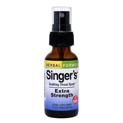 Herbs Etc. Singer's Saving Grace Extra Strength - Herbal Remedy Spray Aids Throat Comfort & Health - Soothing Hydrating Throat Support - Throat Relief Spray with Licorice - 1 fl oz (About 75 Serving)
