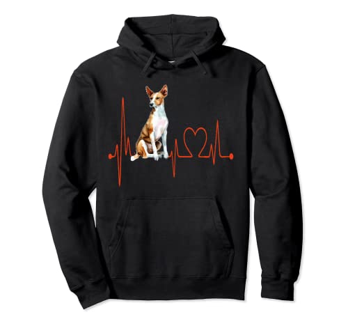 Ibiza Hound Dog Heartbeat EKG My Dogs Are My Cardio Sudadera con Capucha
