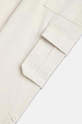 Image of Allen Solly Boys' Cotton Cargo Trousers | Multi-Pocket Design | Regular Fit | Comfort Wear | Casual & Outdoor Style