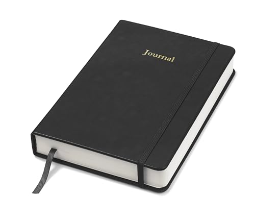 Wykeham's Resourceful Journal – Personal Finance and Budgeting Planner – Personalization Available (Black, 8.5"×5.5")