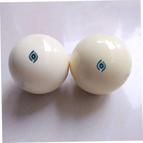 Boule blanche billard résine UKCOCO lot de 2 accessoires table de billard - 4