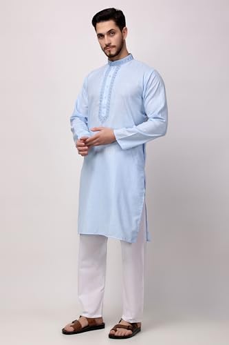 Image of Royal Kurta Men's Cotton Printed Kurta Pyjama