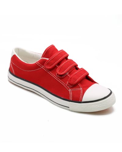 Image of Men Canvas Running Walking Casual Hook and Loop Tape Sneakers Shoes
