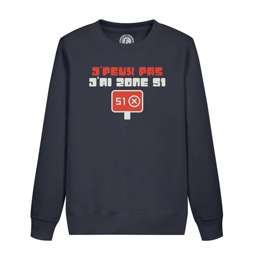 Sweatshirt enfant J'peux pas j'ai Zone 51 cadeau anniversaire original espace