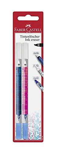 Faber-Castell 185539 2 effaceurs d’encre, pointe de correction M