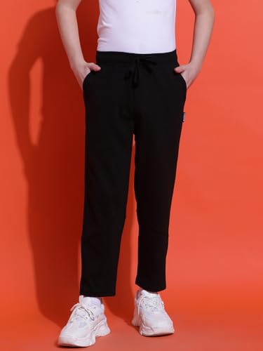 Image of Li'l Tomatoes Boys Looper Track Pant | Soft & Breathable Summer Casual Wear | Elastic Waist with Drawstring | 9-16 Years