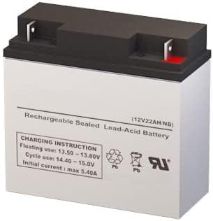 DSR PSJ1812 Pro Series - Batería de repuesto para arrancador de salto, terminal NB de 12 voltios 22AH por SigmasTek