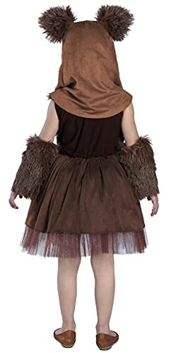 Disfraz premium Wicket Star Wars para niña, XL miniatura 3