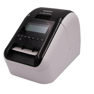 Brother QL-820NWBc | Imprimante d'Etiquettes Polyvalente | WiFi | Bluetooth | Imprime Jusqu'à 110 Etiquettes par Minute