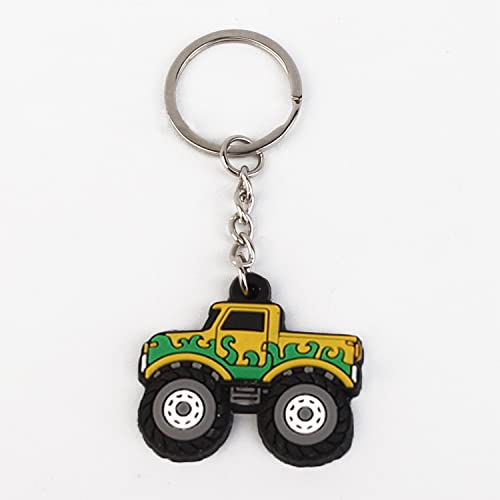 (6 Pack) Cartoon Truck Keychain, Cute Car Keychain Accessories, Wallet Keychain For Men, Christmas Gifts For Kids, Birthday Gifts #TOP6