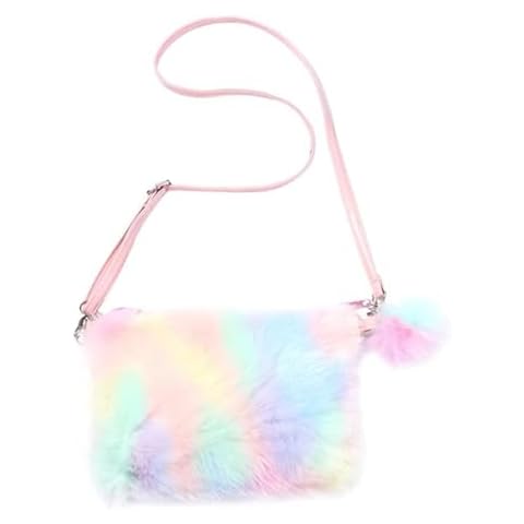 BRIOTA Plush Girls Crossbody Handbag Cover