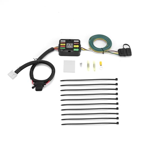 Image of Wsays 4-Pin Trailer Wiring Harness Compatible with Honda Pilot 2023-2025