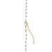 Barzel 18K Gold Plated Rosary Beaded Necklace, Virgin Mary Guadalupe Necklace, 18 Inches with 2 Inch Extension, Waterproof, Tarnish Free, Made in Brazil (Pearl)
