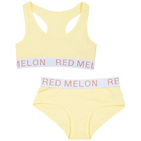 Metzuyan Girls Crop Top Bra Set Cover