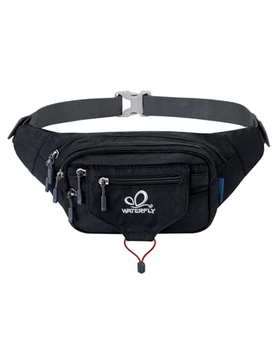 Sac banane pour course à pied noir ultra stable et ajustable