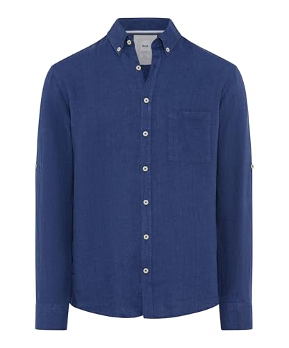 Chemise homme BRAX Style Dirk 100% lin de qualité supérieure manches longues