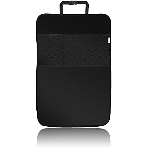 ECENCE 1x Protections dossier de siège pour enfants, couvre-siège arrière de 50 x 70 cm, organisateur étanche de voiture. Poches de rangement pour voiture