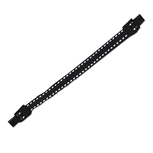 マスク バンド 日本製 耳が痛くならない 選べる5色 1本 (黒×白ライン, 11cm)