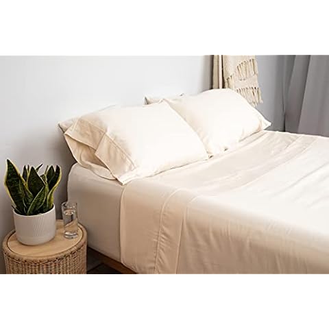 Organic Cotton King Sheets Ivory Cover