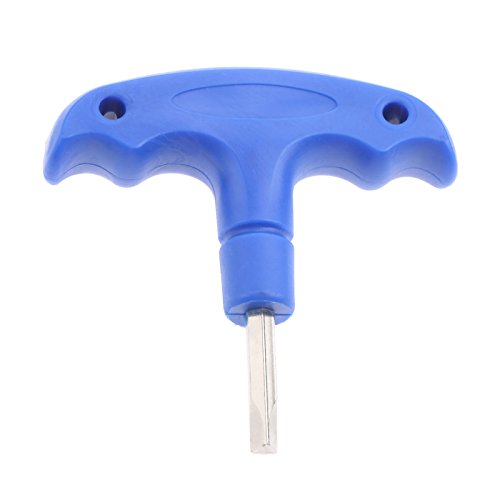 1pc Golf Spike Wrench Torque Tool Wrenches with Triangle Tip for Drivers Fairway Weight Blue