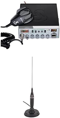 Cobra 29 NW Radio CB profesional y Cobra HGA1500 Antena CB de montaje magnético de 42 pulgadas radio de emergencia AMFM de modo dual, 40 canales,