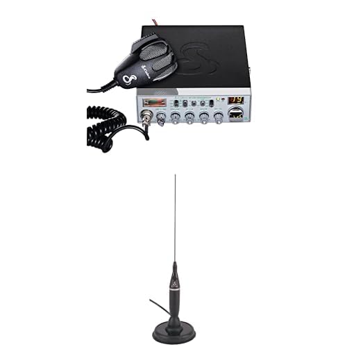 Image of Cobra 29 NW Professional CB Radio & Cobra HGA1500 42 Inch Magnetic Mount CB Antenna: Dual Mode AM /FM Emergency Radio, 40 Channels, NightWatch Illuminated Display, Long-Range Antenna for Clear Signal